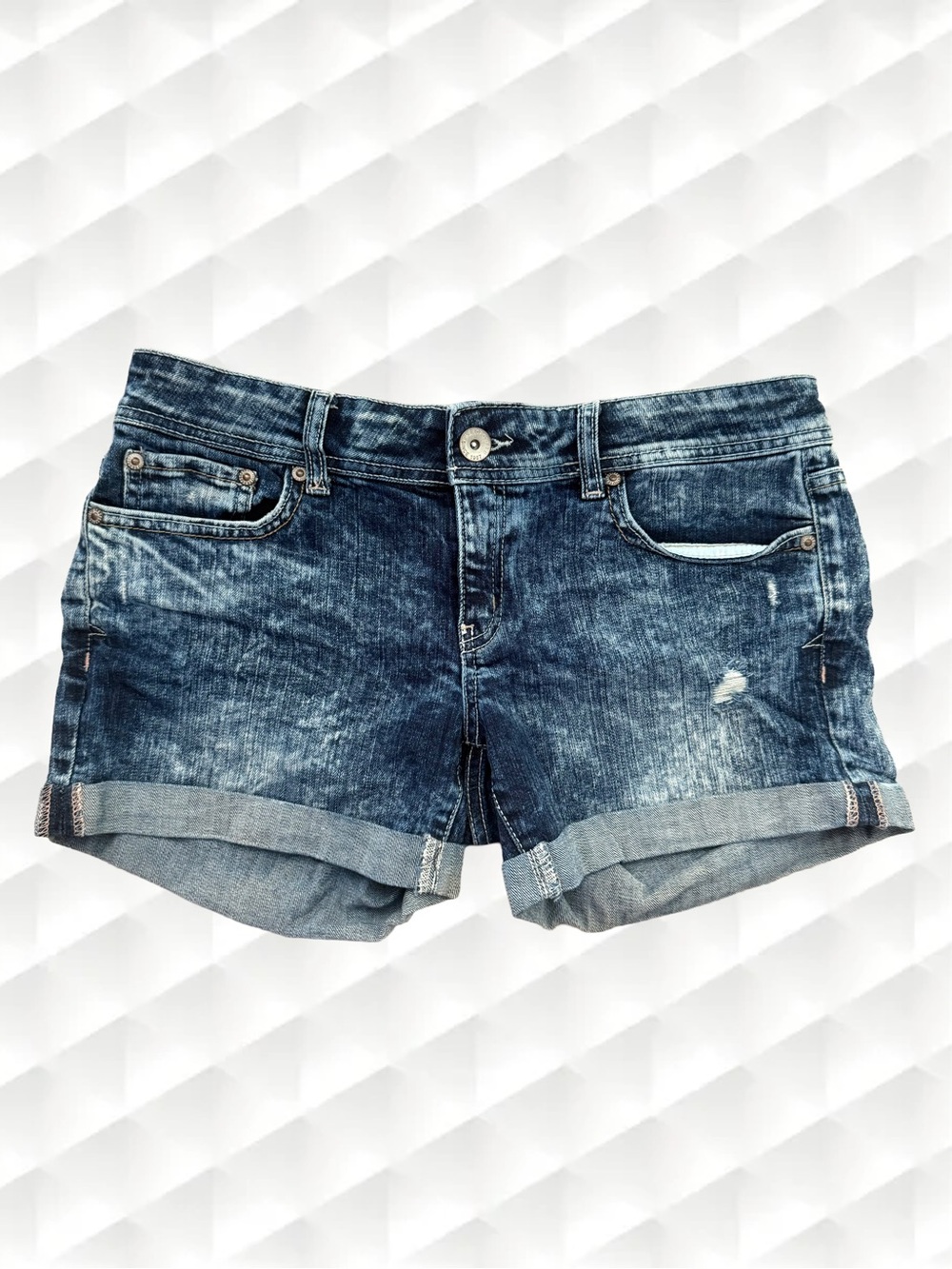 AEROPOSTALE Denim Celestial Wash Western Coastal Cowgirl Cottagecore Shorts